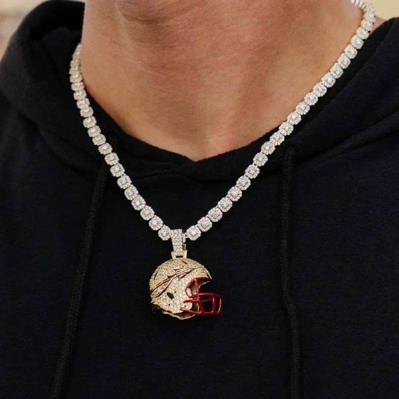 Florida State Football Helmet Pendant