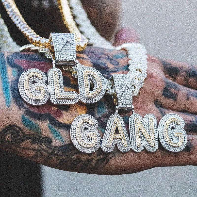 GLD's 2-Tone Custom Layered Font