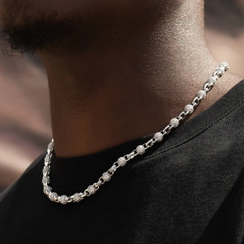 Iced Ball Box Link Chain