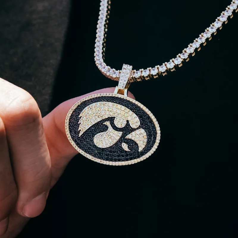 Iowa Hawkeyes Logo Pendant