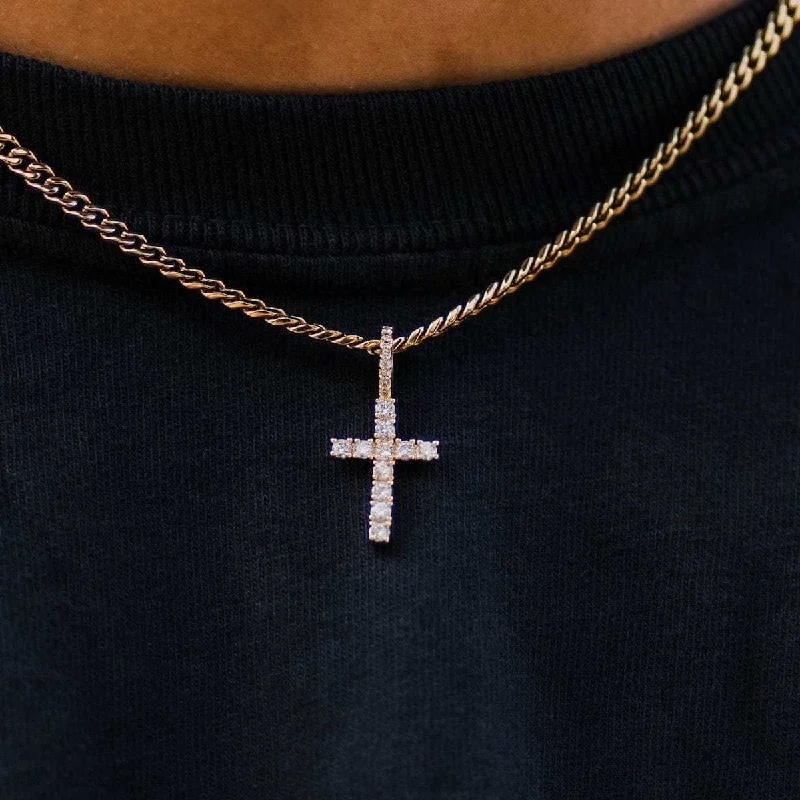 Micro Diamond Cross