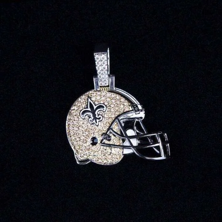 New Orleans Saints Helmet Pendant