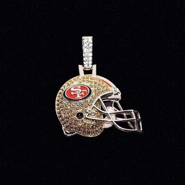 San Francisco 49ers Helmet Pendant