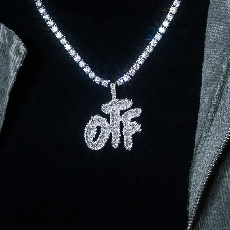 14k Solid Gold Lil Durk Original OTF Logo Pendant