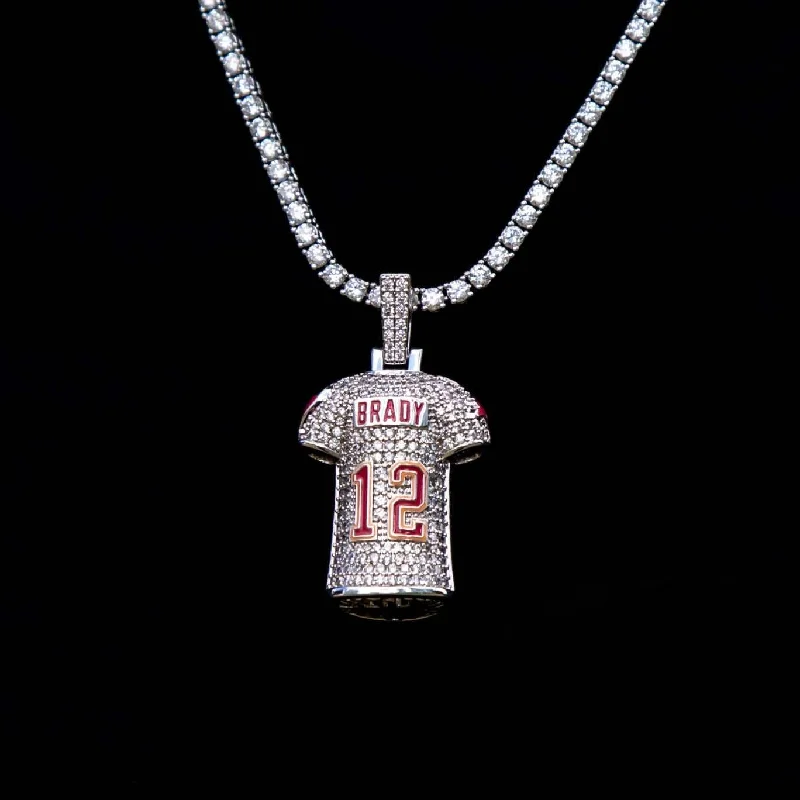 Tampa Bay Buccaneers Tom Brady Jersey Pendant