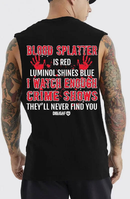 Blood Splatter Muscle shirt