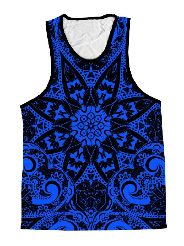 Blue Mandala Unisex Tank Top