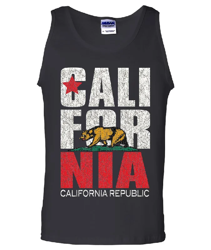 California Republic Vintage Retro Tank Top