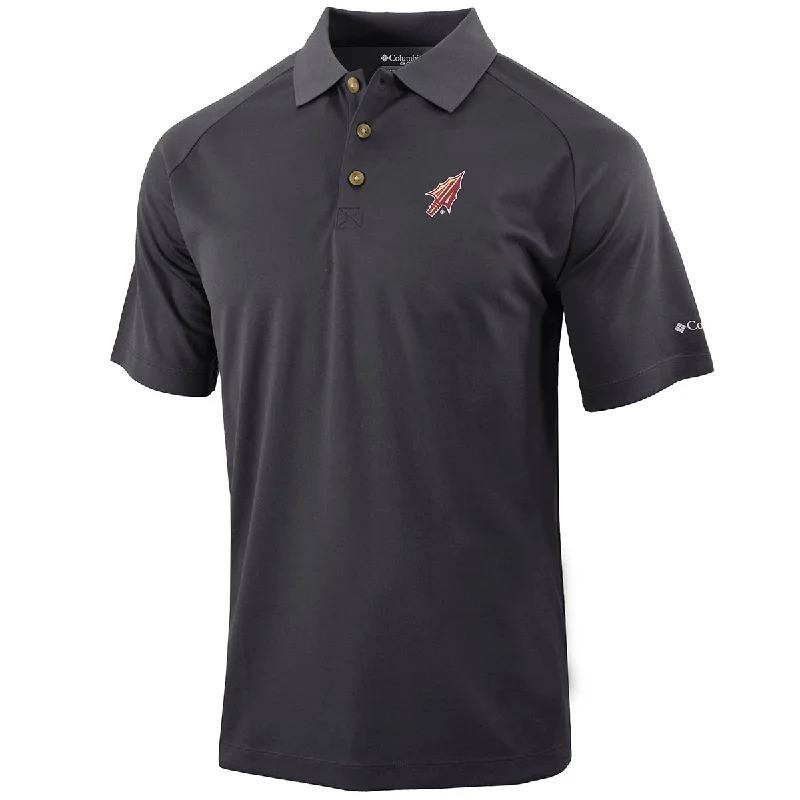 Columbia Men's Arrowhead Logo Drive II Performance Polo - Forged Iron