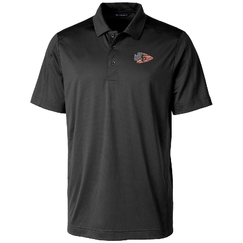 Cutter & Buck Men's Veteran's Alliance Arrowhead Logo Drytec Polo - Black