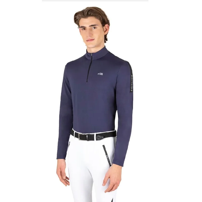 Equiline Men's Second Skin Shirt Cesko Cobalt