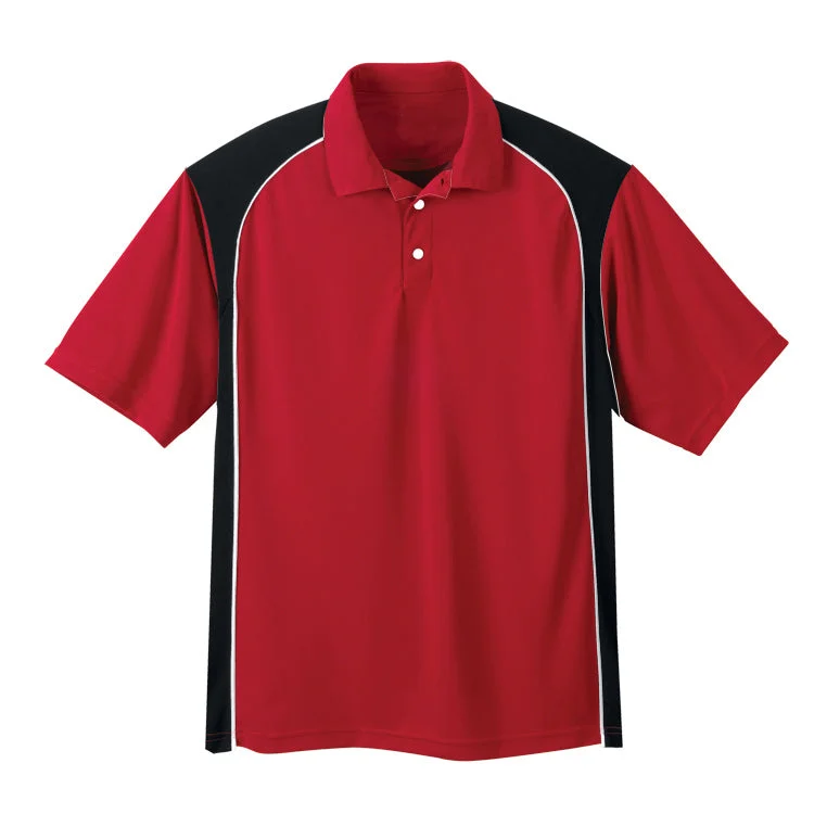 GS122 - Custom Two-toned polo shirt with self collar & piping detail