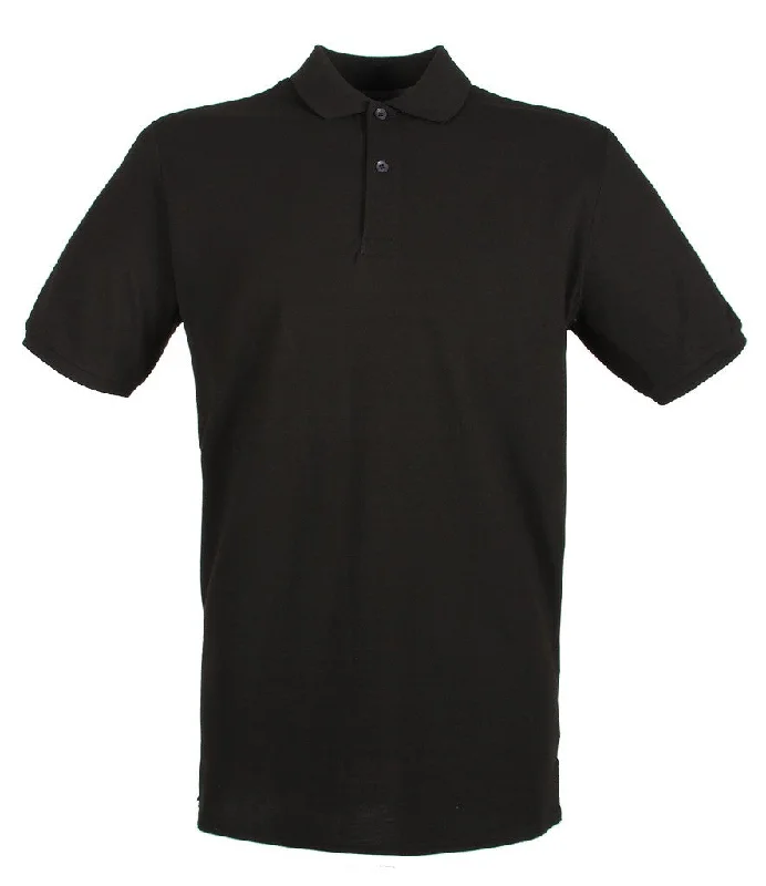 Micro-Fine Pique Polo | BLACK