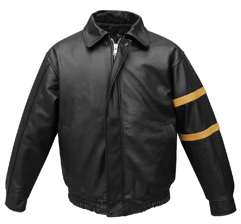 JK404 - Custom Insulated leather jacket