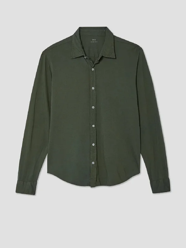 Long Sleeve Easy Shirt - Basil