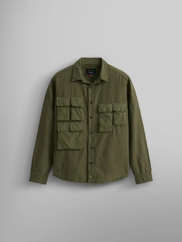 Long Sleeve Multipocket Shirt - OG 107 Green