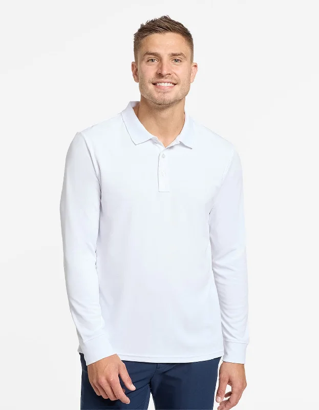 Long Sleeve Piqué Polo UPF 50+ Recycled Fabric Collection