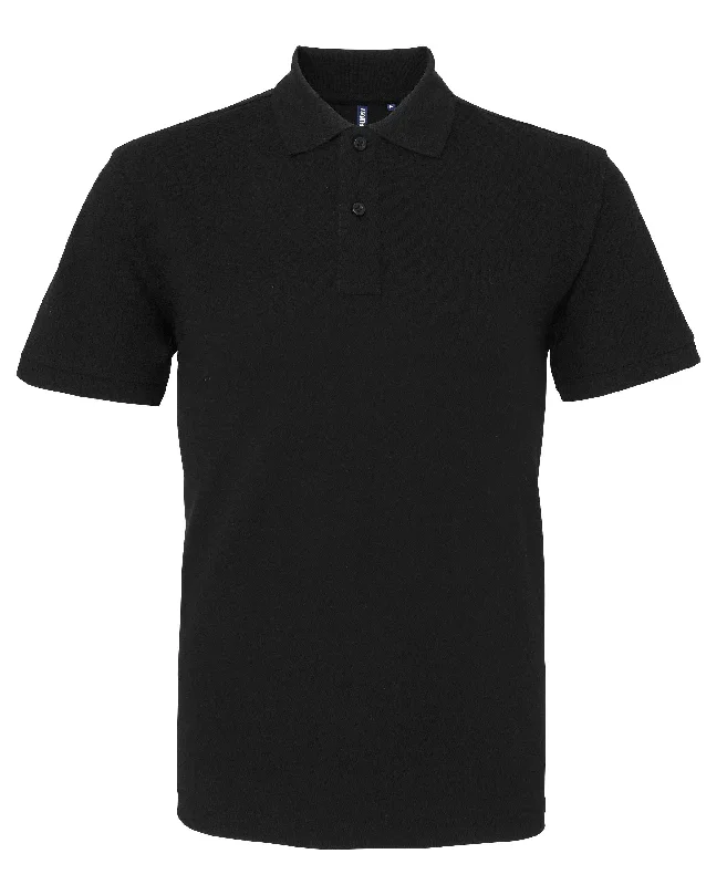 Men's Organic Polo | BLACK