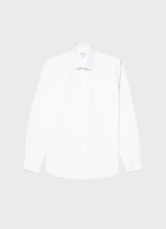 Men's Sea Island Cotton Shirt in White