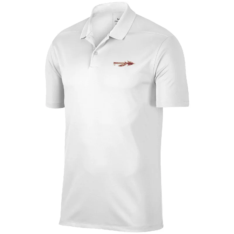 Nike Golf Men's Spear Logo Victory Polo - White