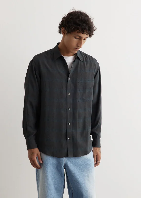 Plaid Jacquard Shirt