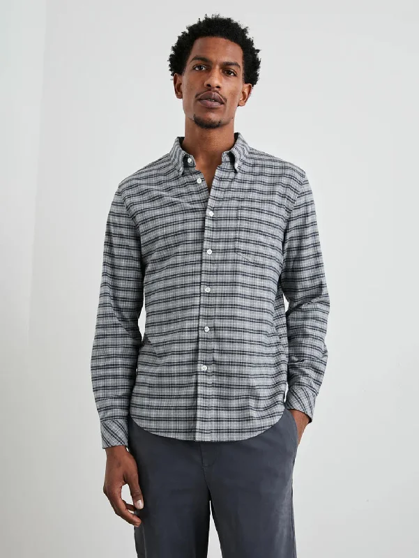 Reid Shirt - Navy Pumice