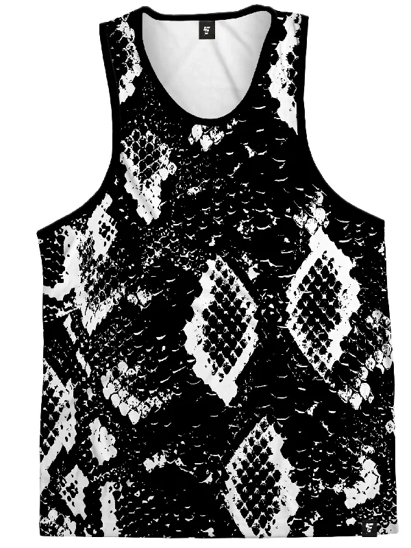 Snake Skine (Black) Unisex Tank Top