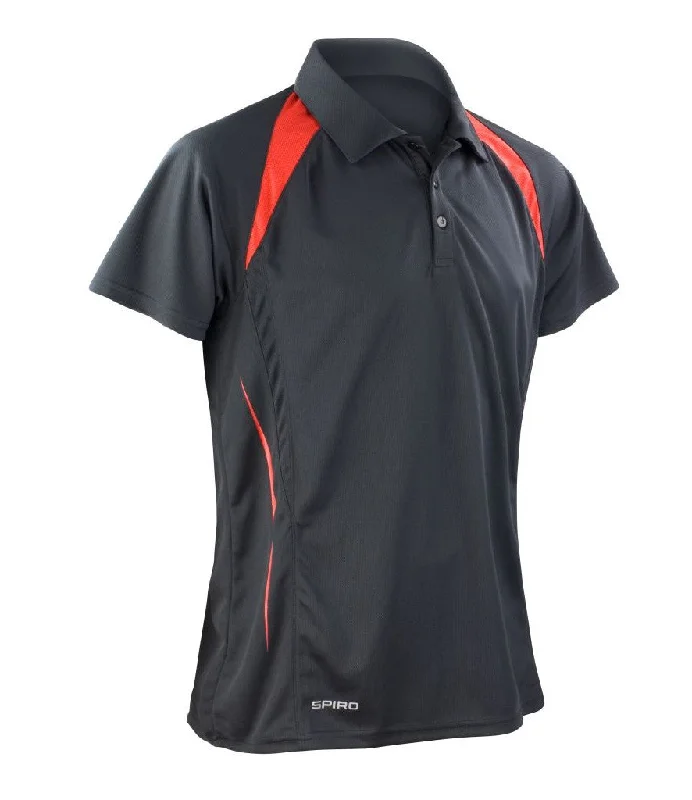 Spiro Team Spirit Polo | BLACK/RED