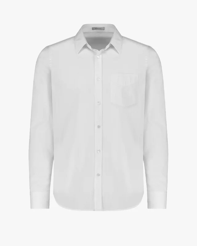 Slim Fit Stretch Arrowhead Pocket Shirt