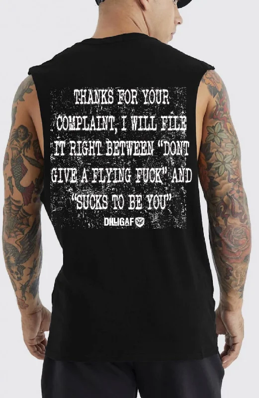 Thanks for the complaint Muscle shirt