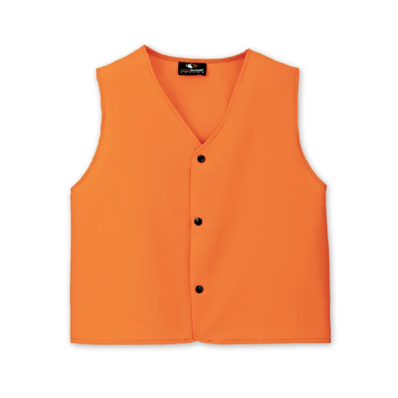 VT128 - Custom Hi-vis safety vest with snap front closure