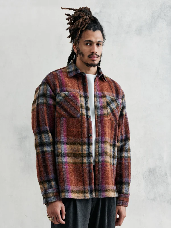 Whiting Overshirt - Multi Wool Check