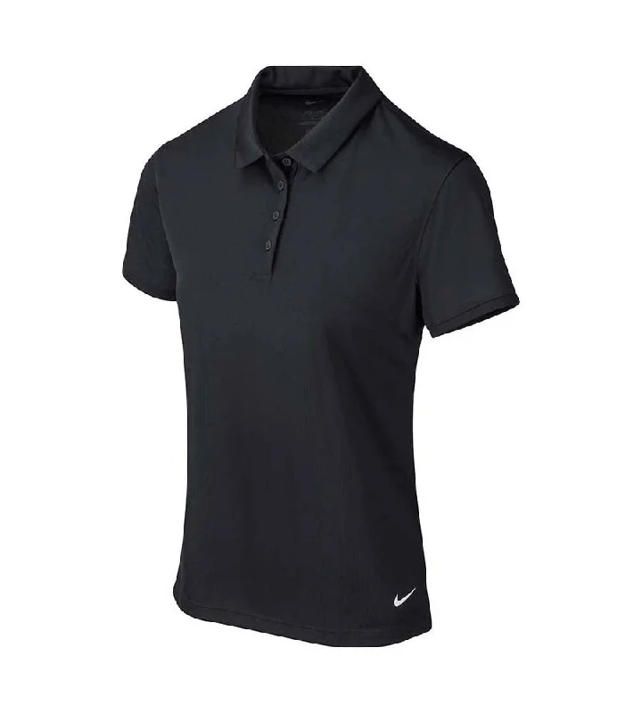 Women’s Nike Victory Solid Polo | BLACK/WHITE