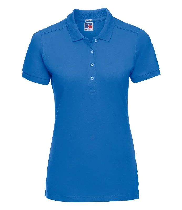 Women's Stretch Polo | AZURE BLUE