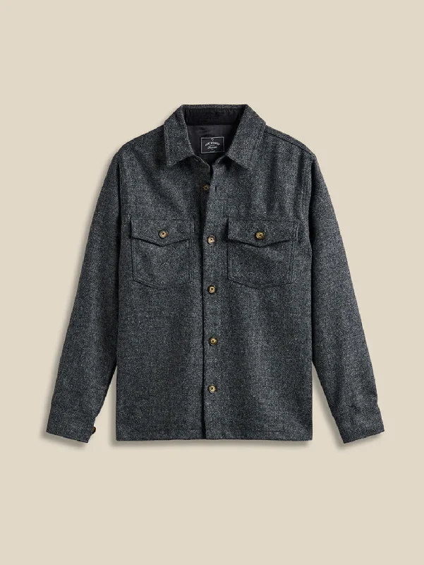 Wool Field Overshirt - Grey