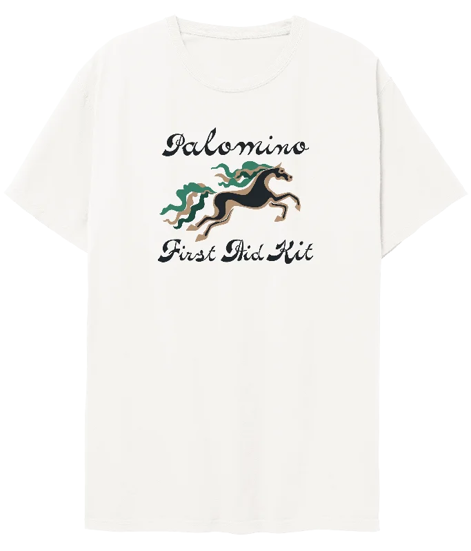 Horse Illustration White T-Shirt