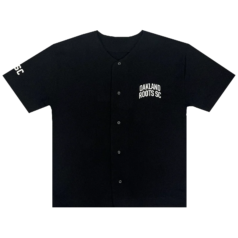 Oakland Roots SC Heavy Button-up Baseball Jersey