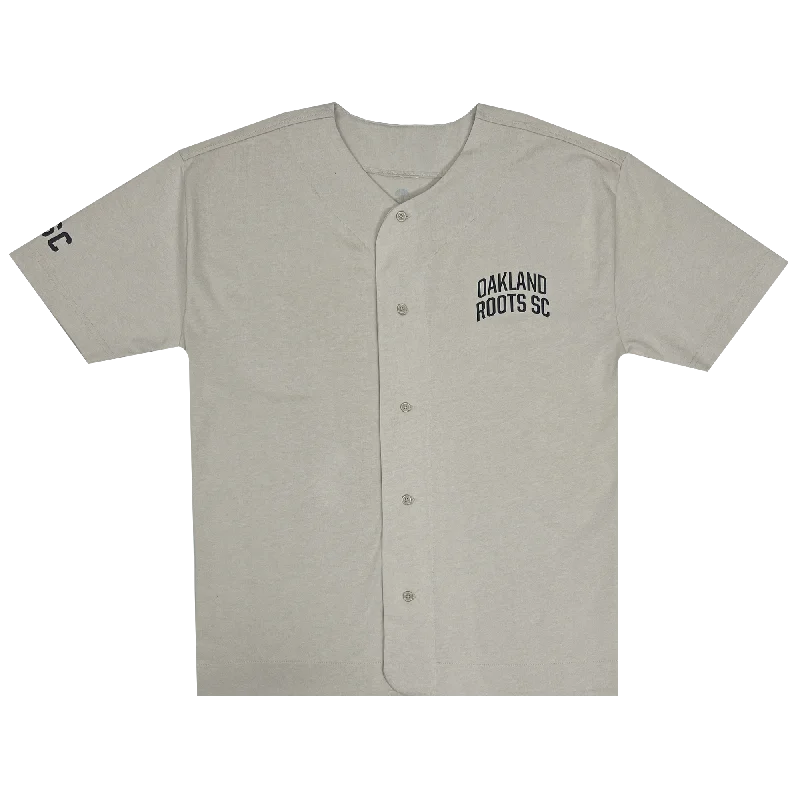 Oakland Roots SC Heavy Button-up Baseball Jersey