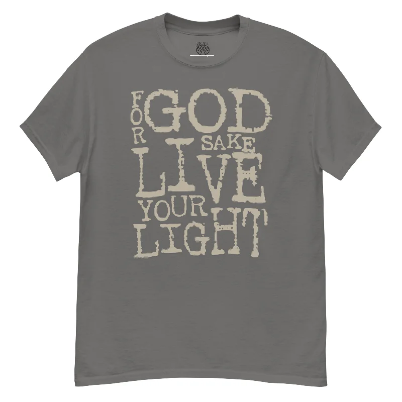 Santana - Live Your Light T-Shirt Charcoal