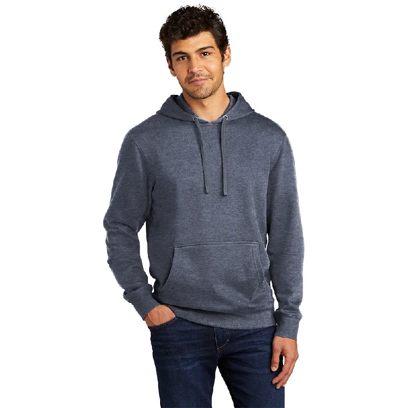 District DT6100 V.I.T. Fleece Hoodie - Heathered Navy