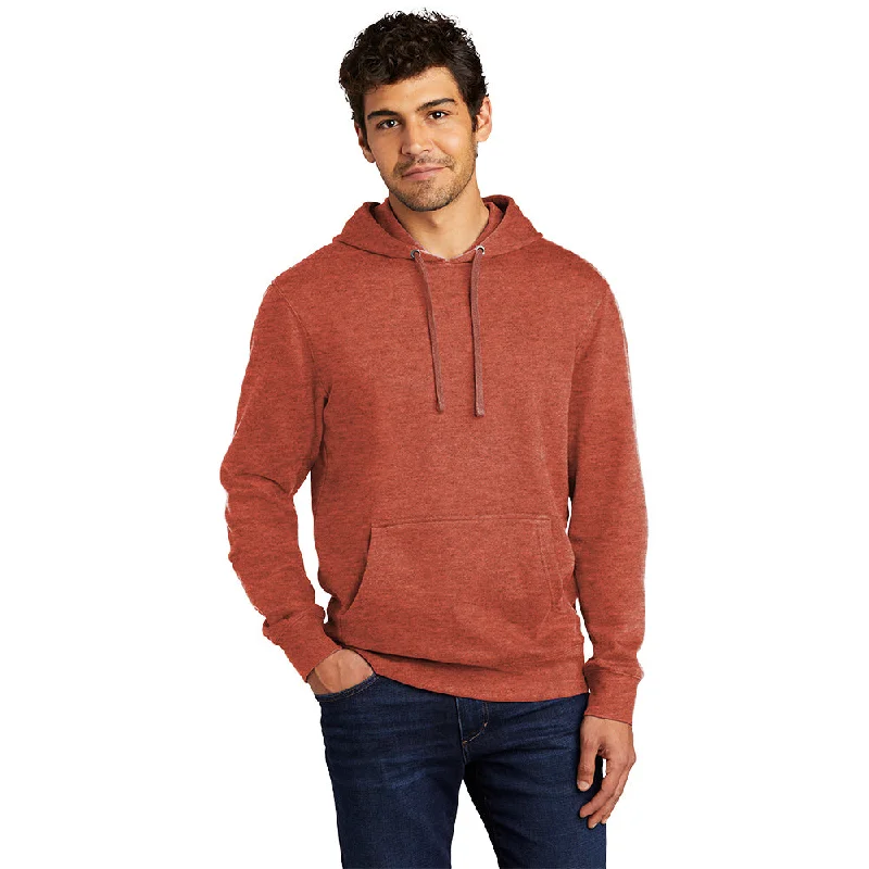 District DT6100 V.I.T. Fleece Hoodie - Heathered Russet