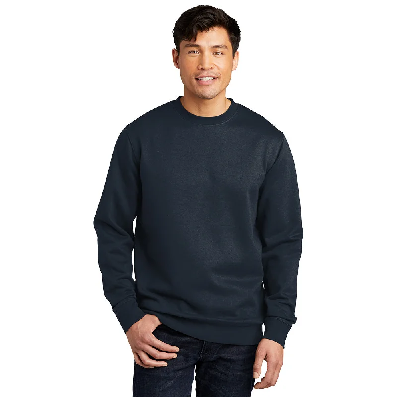 District DT6104 V.I.T. Fleece Crew - New Navy