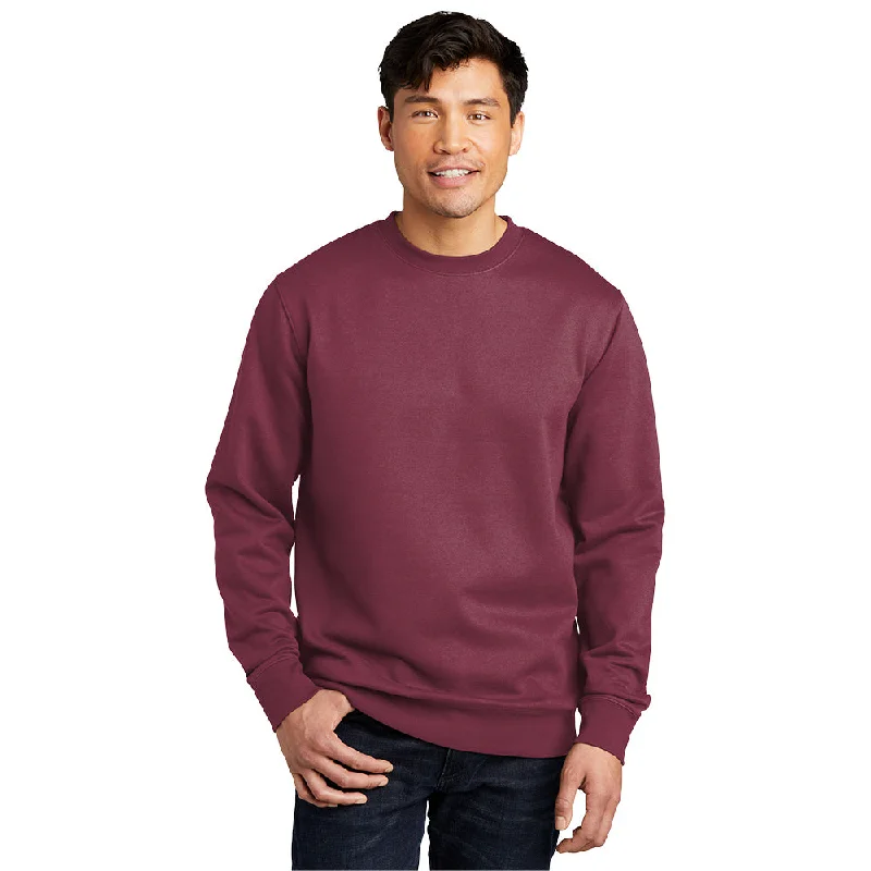 District DT6104 V.I.T. Fleece Crew - Plum