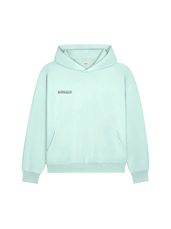 Mens 365 Midweight Hoodie—reflect blue