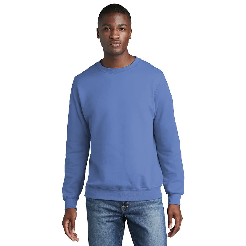 Port & Company PC78 Core Fleece Crewneck Sweatshirt - Carolina Blue