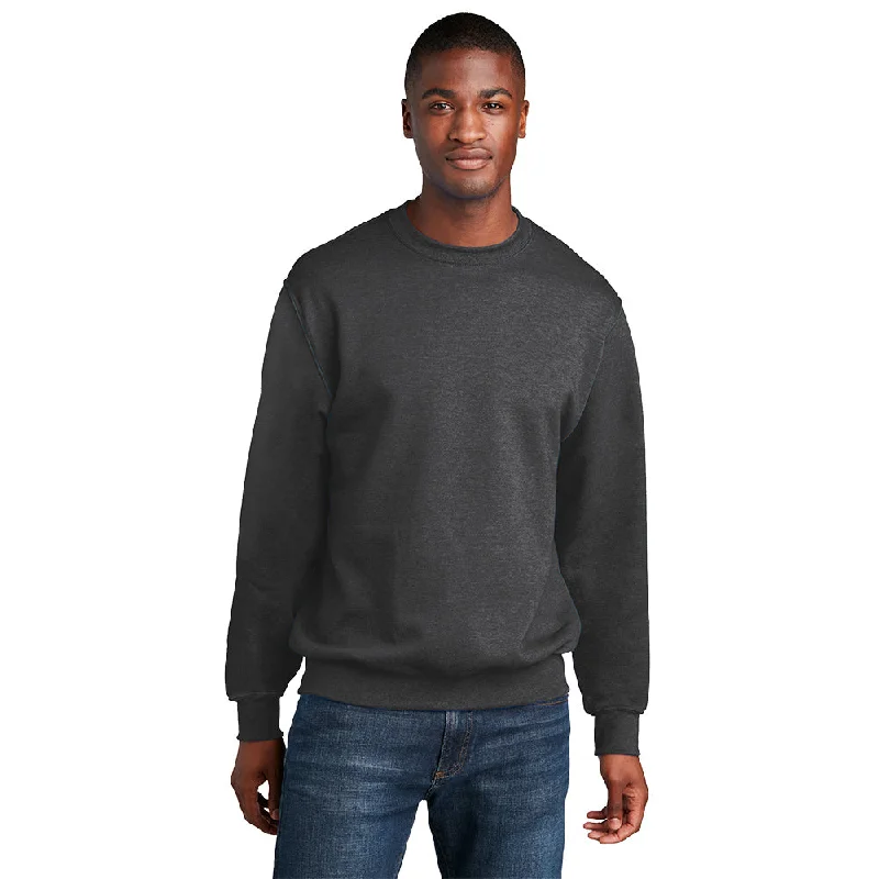 Port & Company PC78 Core Fleece Crewneck Sweatshirt - Dark Heather Grey