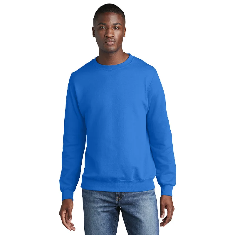 Port & Company PC78 Core Fleece Crewneck Sweatshirt - Royal