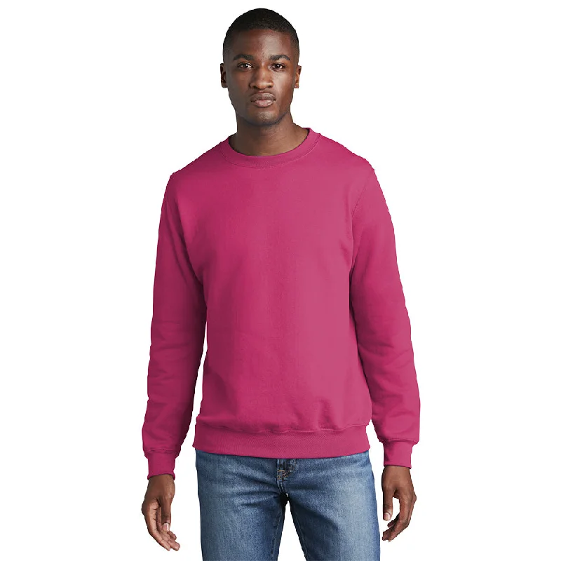 Port & Company PC78 Core Fleece Crewneck Sweatshirt - Sangria