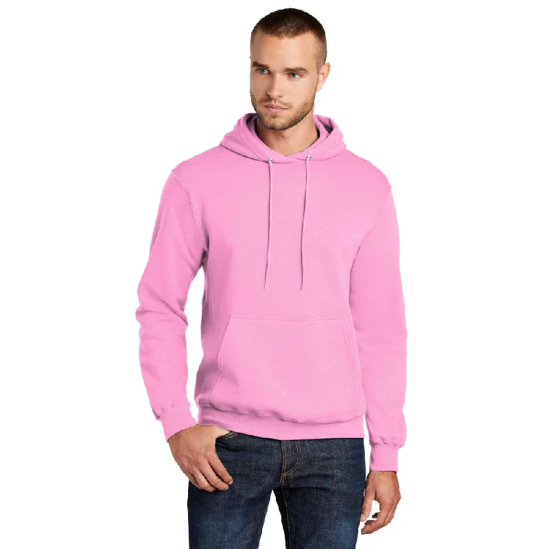 Port & Company PC78H Core Fleece Pullover Hooded Sweatshirt - Candy Pink