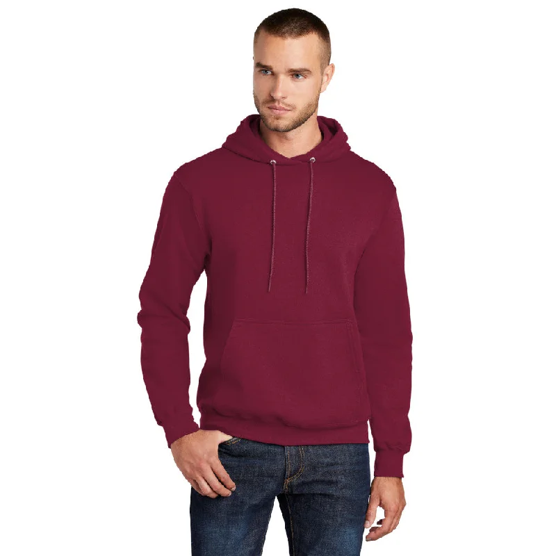 Port & Company PC78H Core Fleece Pullover Hooded Sweatshirt - Cardinal